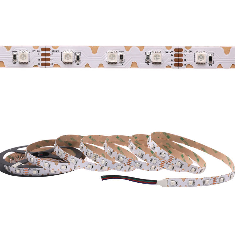 S Shape RGB Color Change Bendable LED Strip - 12mm 12V 5050 RGB Lights - 42LEDs/m High Density S Shape RGB Color Change Bendable LED Strip - 12mm 12V 5050 RGB Lights - 42LEDs/m High Density